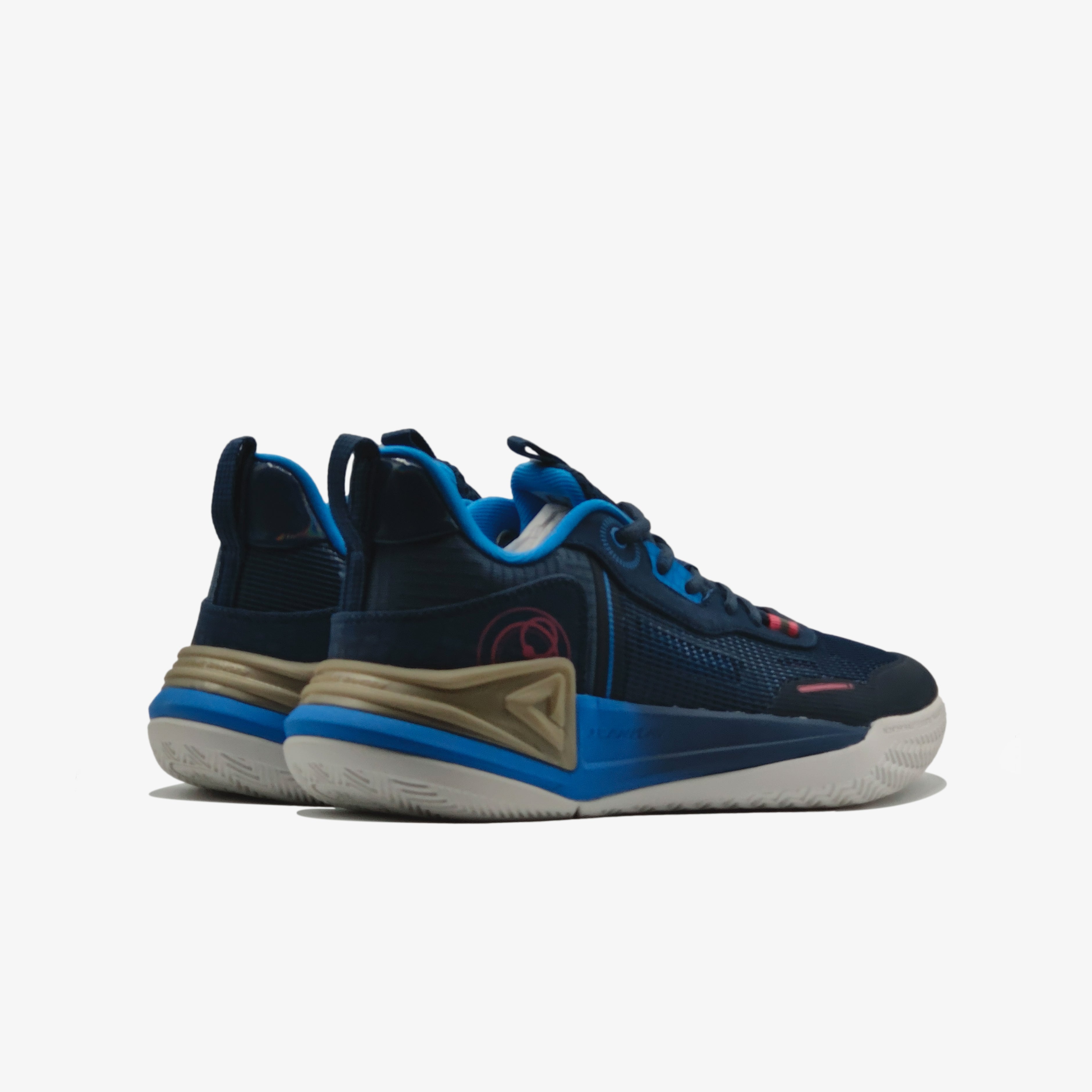 BASKETBALL MATCH SHOES-DK.BLUE